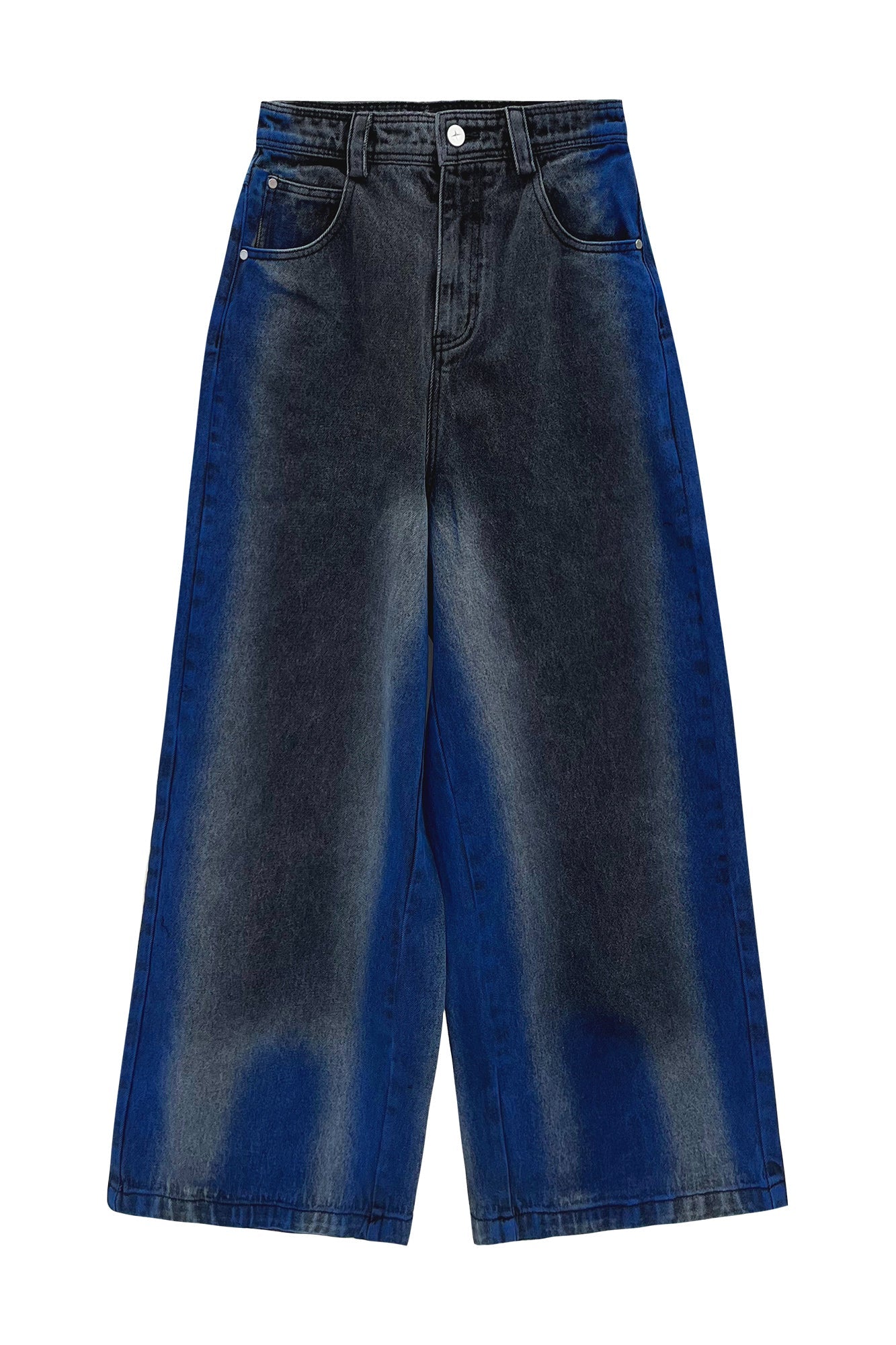 Gradient color jeans