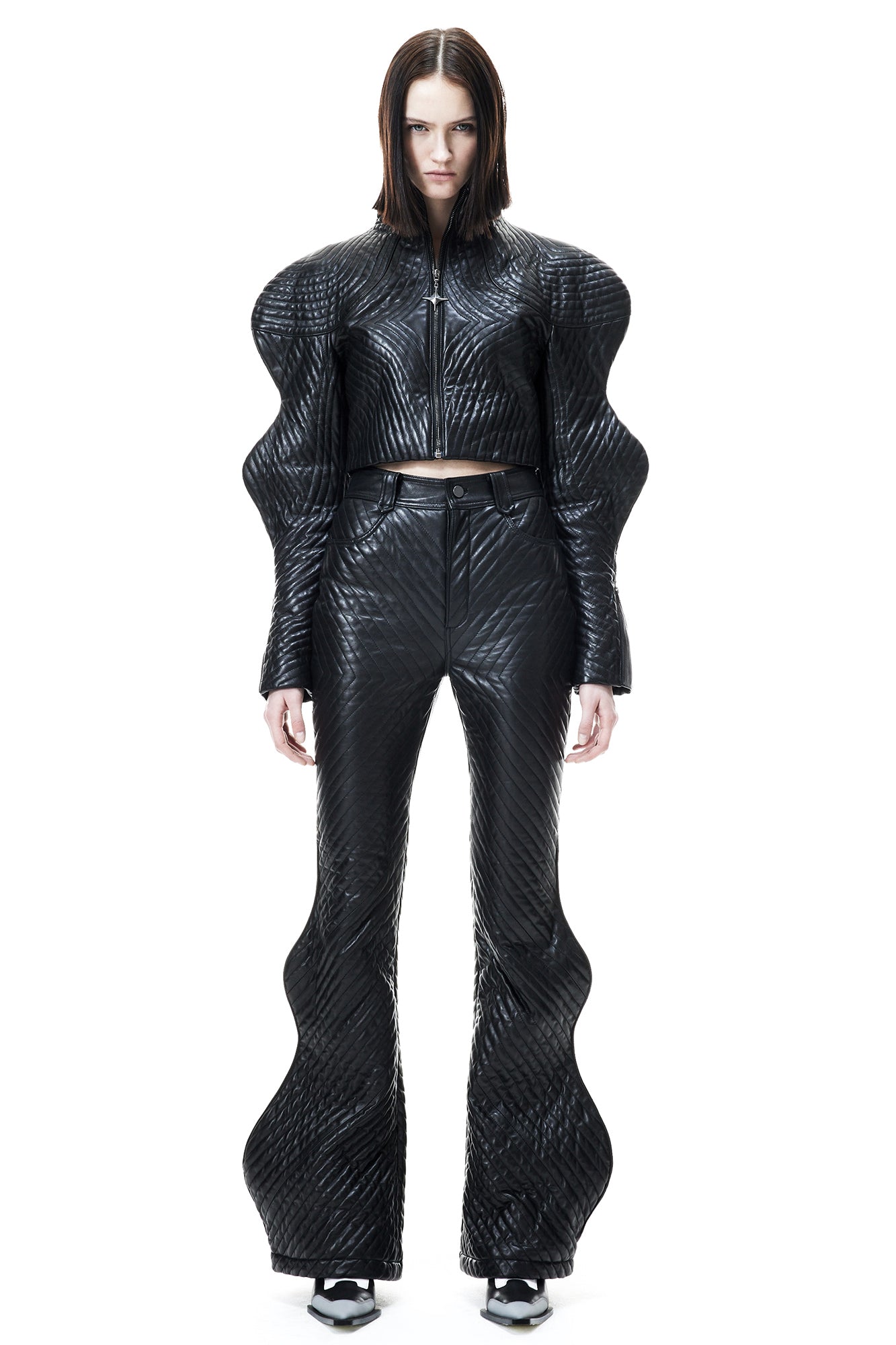 Cortex And Cotton Filled Pressed Coat