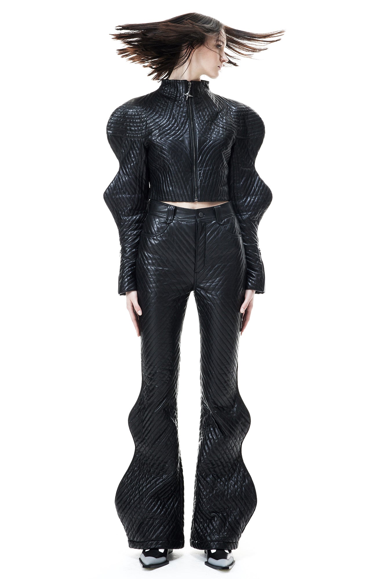 Cortex And Cotton Filled Pressed Coat