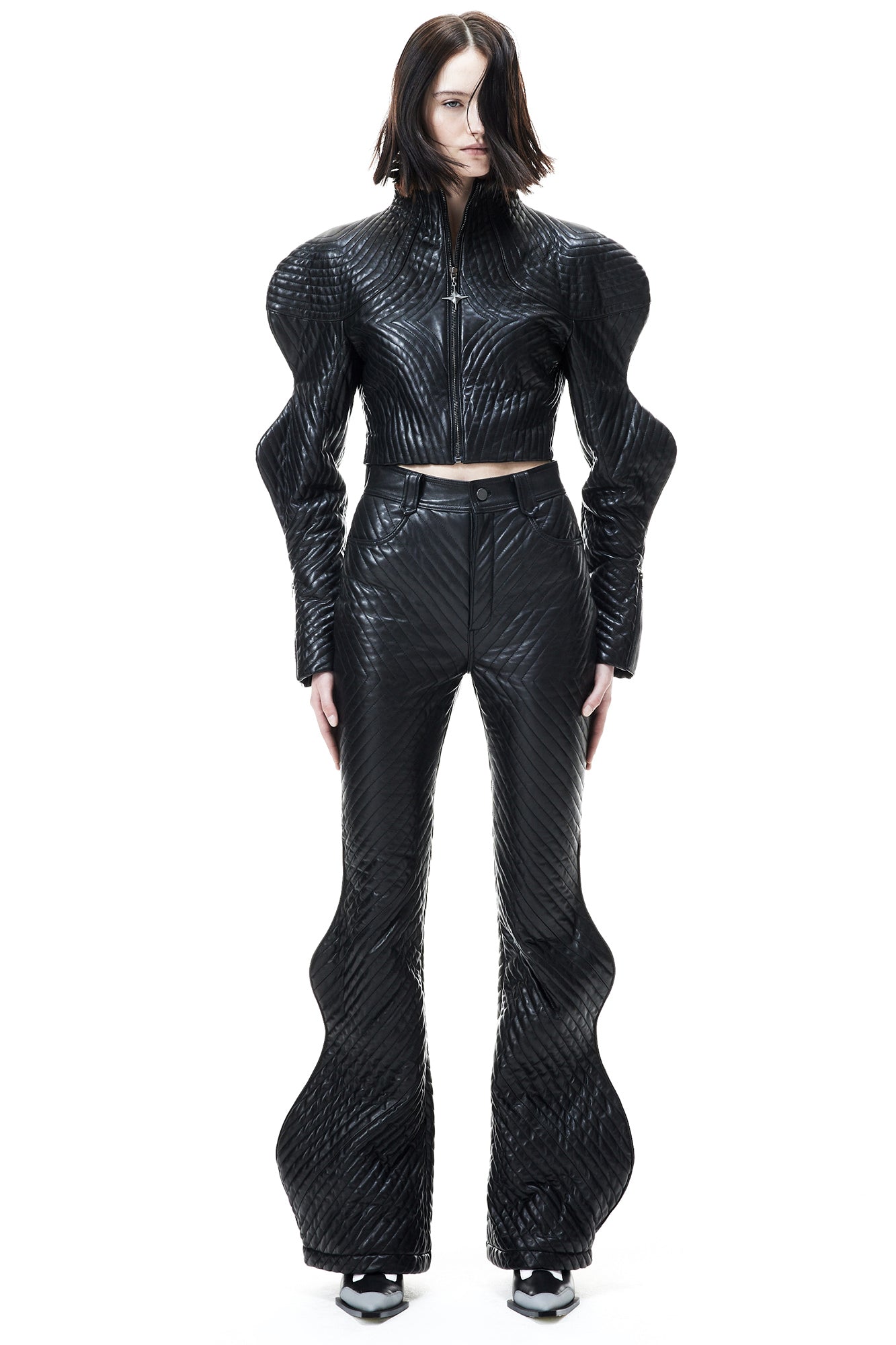 Cortex And Cotton Filled Pressed Coat