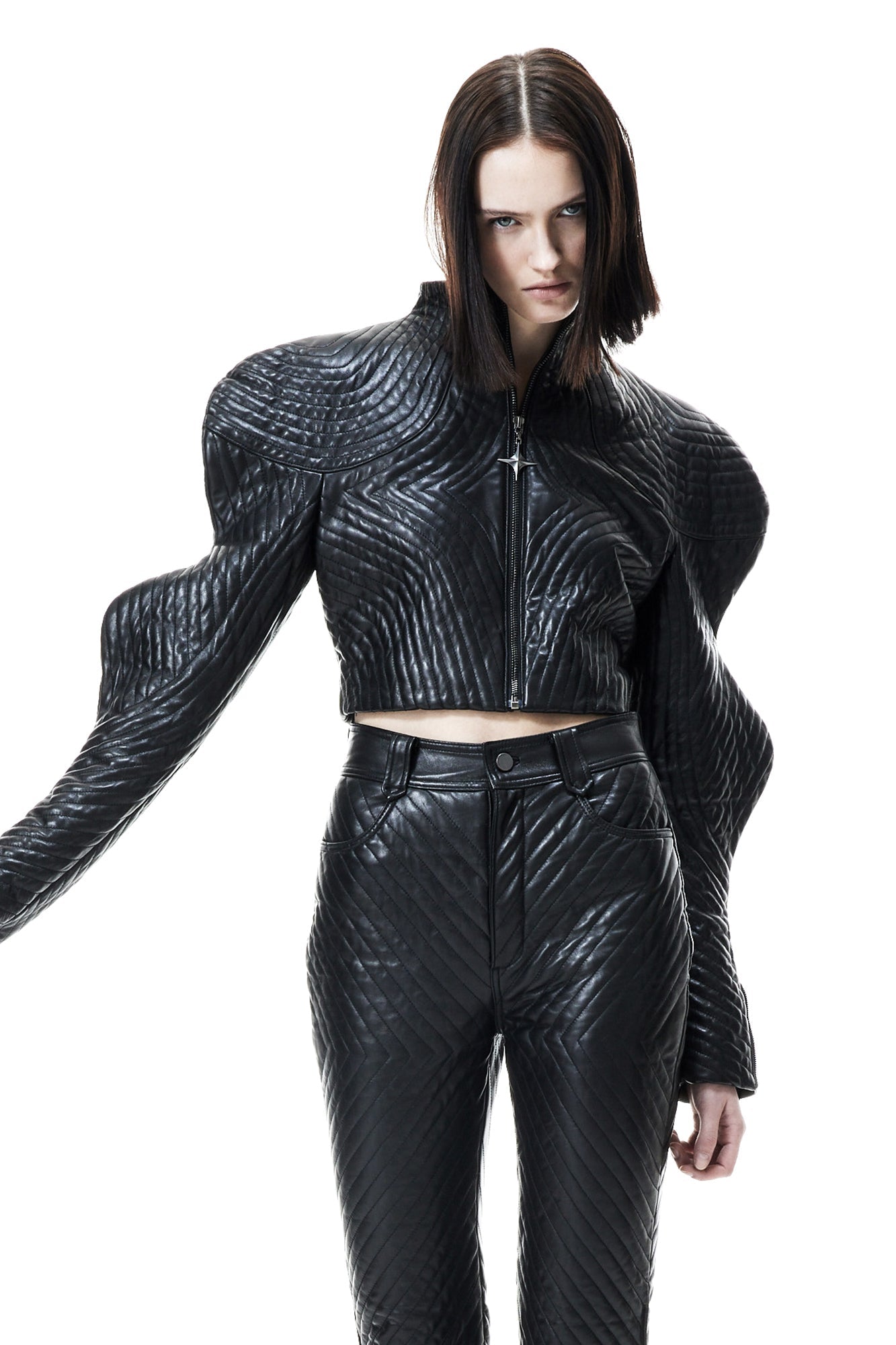 Cortex And Cotton Filled Pressed Coat