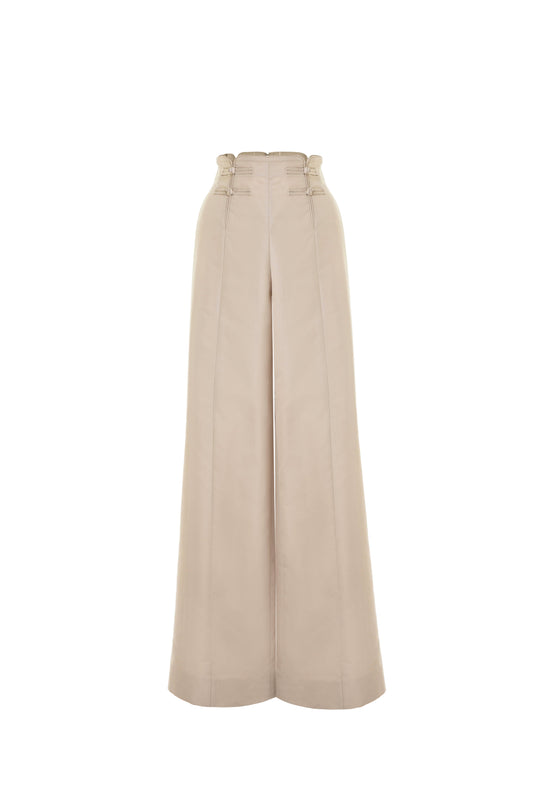 Khaki Wide Leg Pant