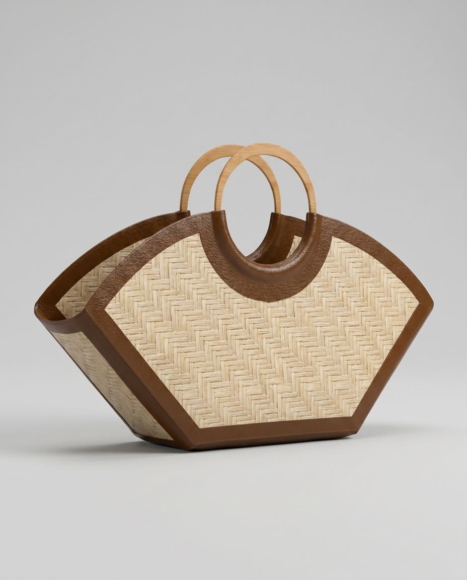 Bamboo Ring Fan Tote