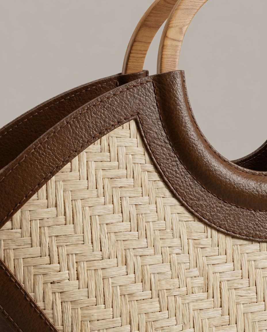 Bamboo Ring Fan Tote